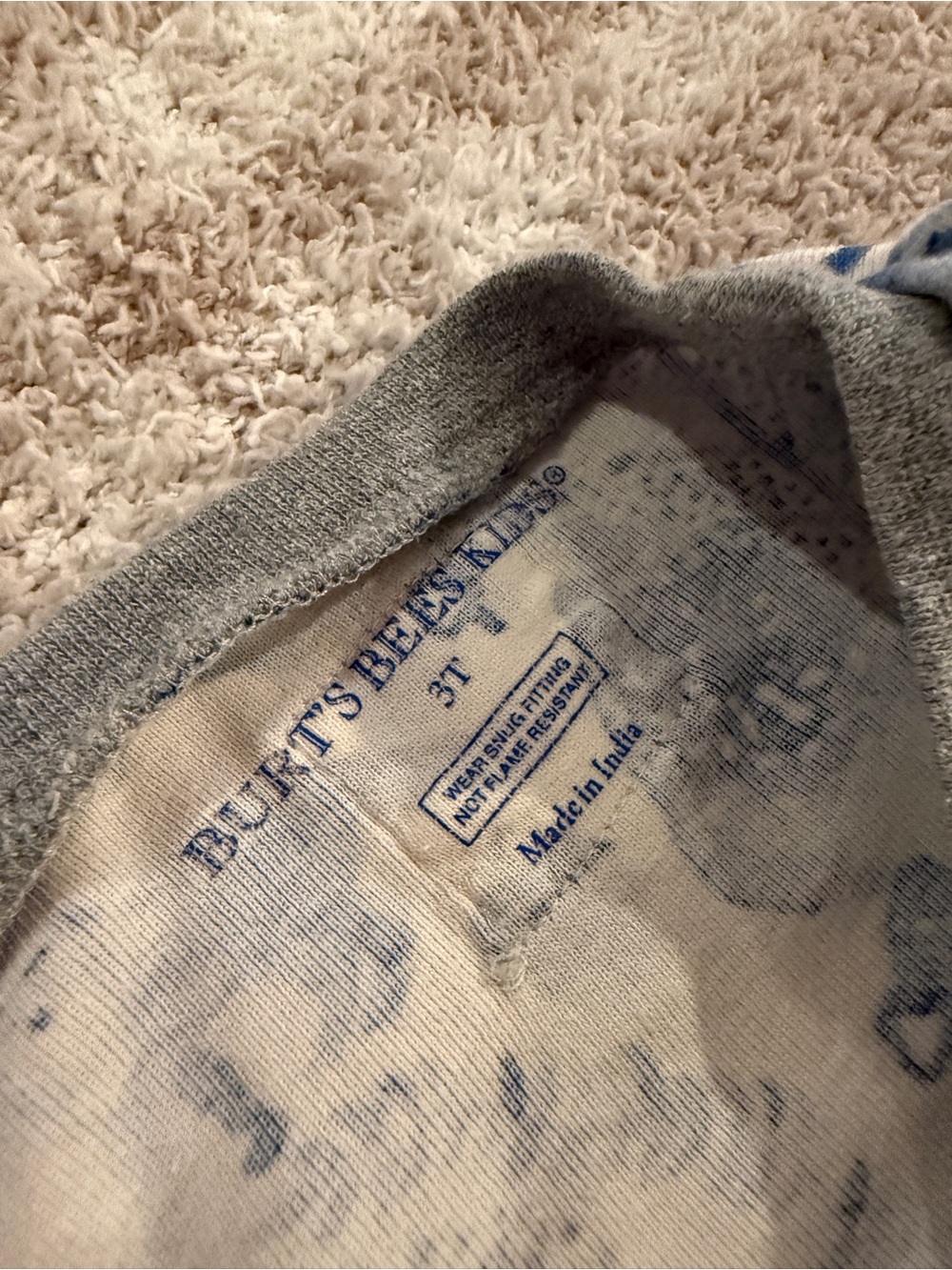 Burt's Bees Woodland Animal Pajama Set - Picture 3 of 3
